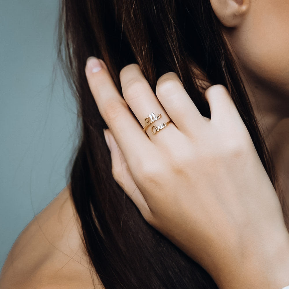 PERSONALIZED NAME RING
