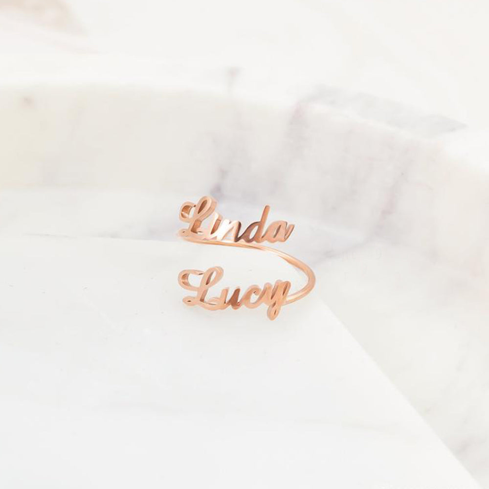 PERSONALIZED NAME RING