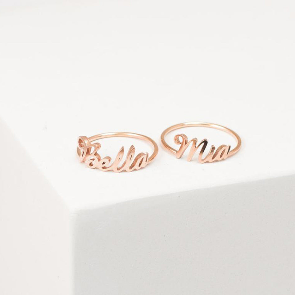 PERSONALIZED NAME RING