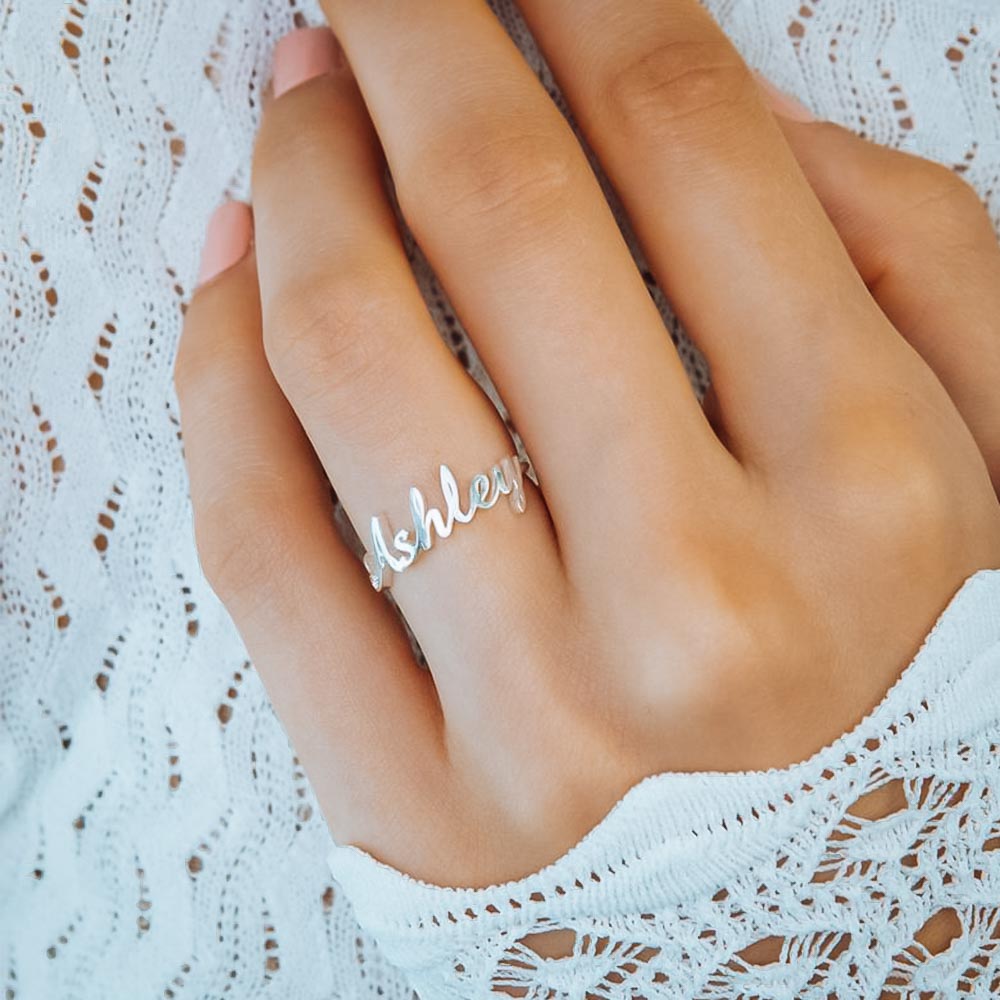 PERSONALIZED NAME RING