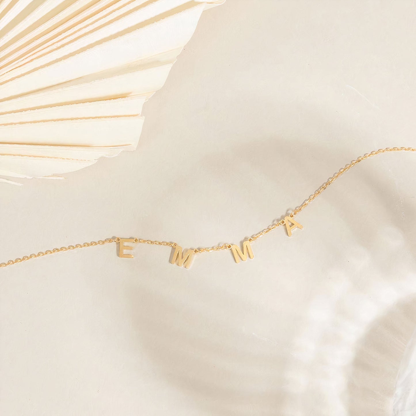 Personalized Name Bracelet and Dangle Necklace