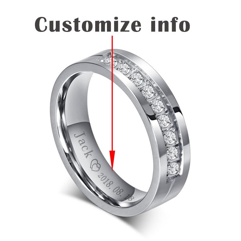 STAINLESS STEEL PROMISE RING