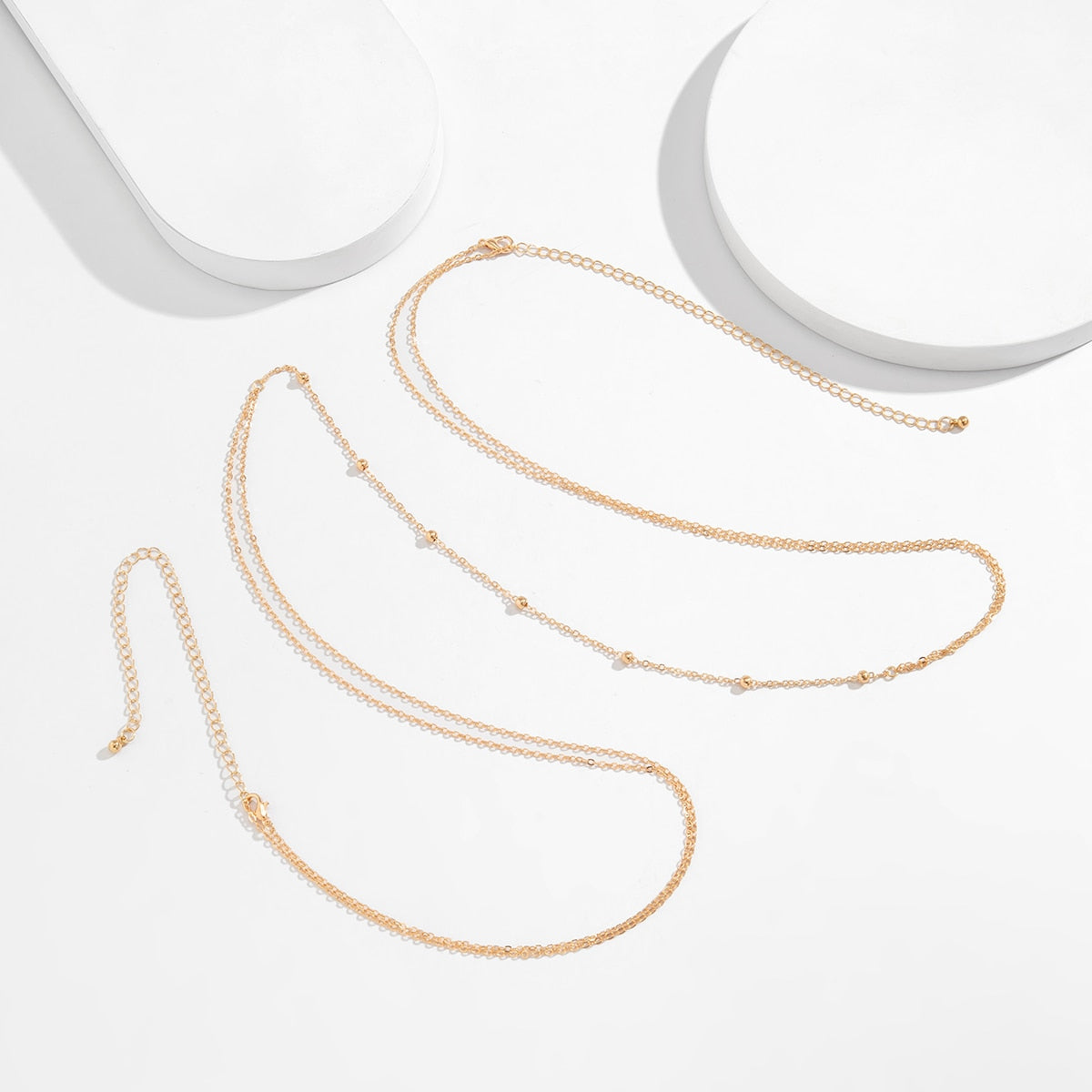 CROSS CHEST BELLY BODY CHAIN