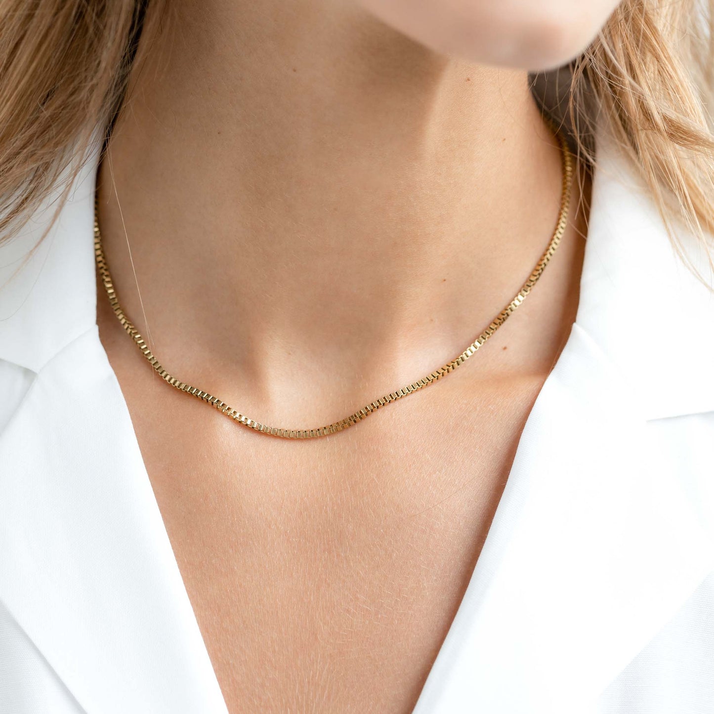 DAINTY SCRIPT NAME NECKLACE WITH VENETIAN CHAIN BUNDLE