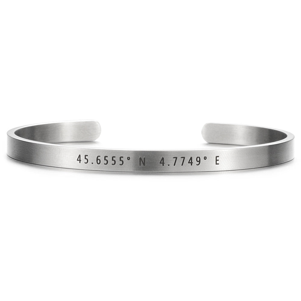 PERSONALIZED CUFF BANGLE BRACELET