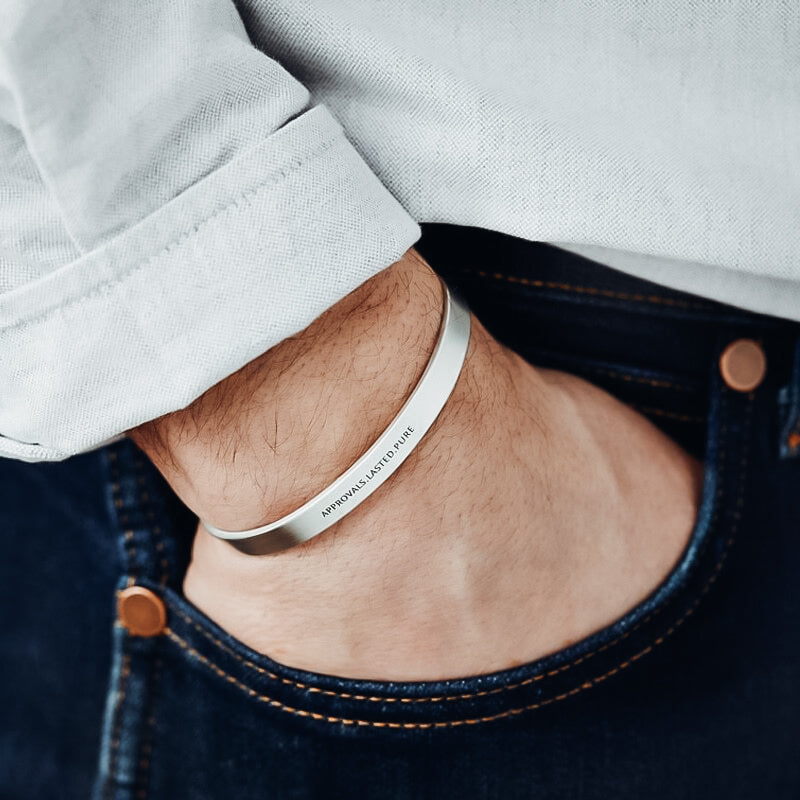 PERSONALIZED CUFF BANGLE BRACELET