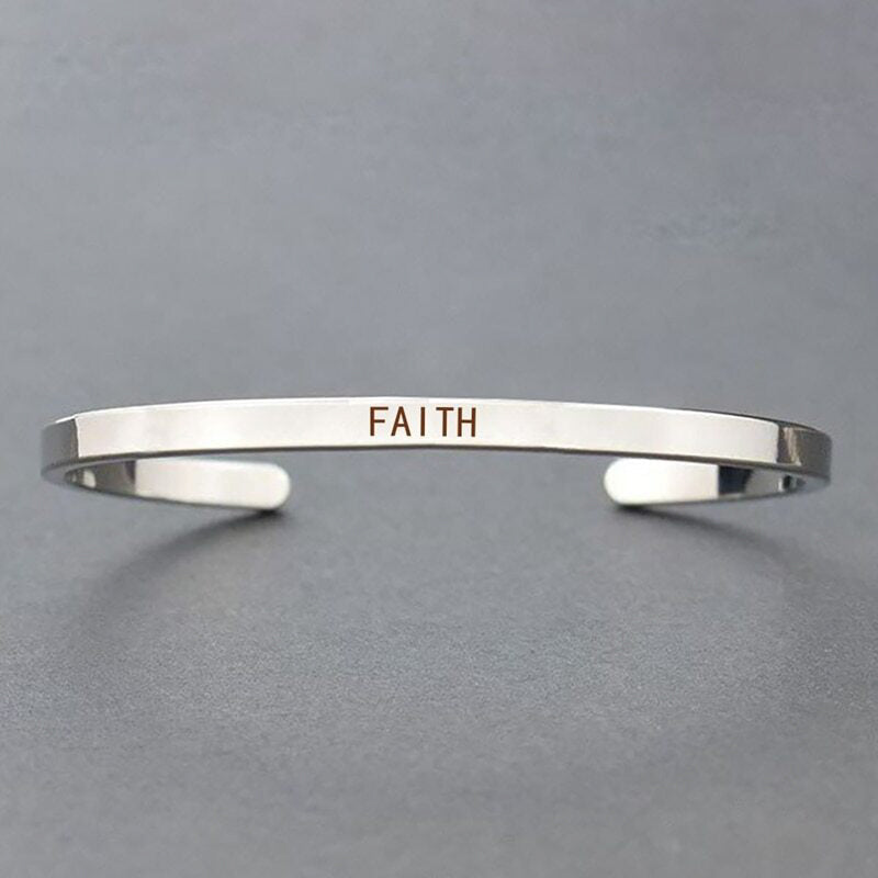 PERSONALIZED CUFF BANGLE BRACELET