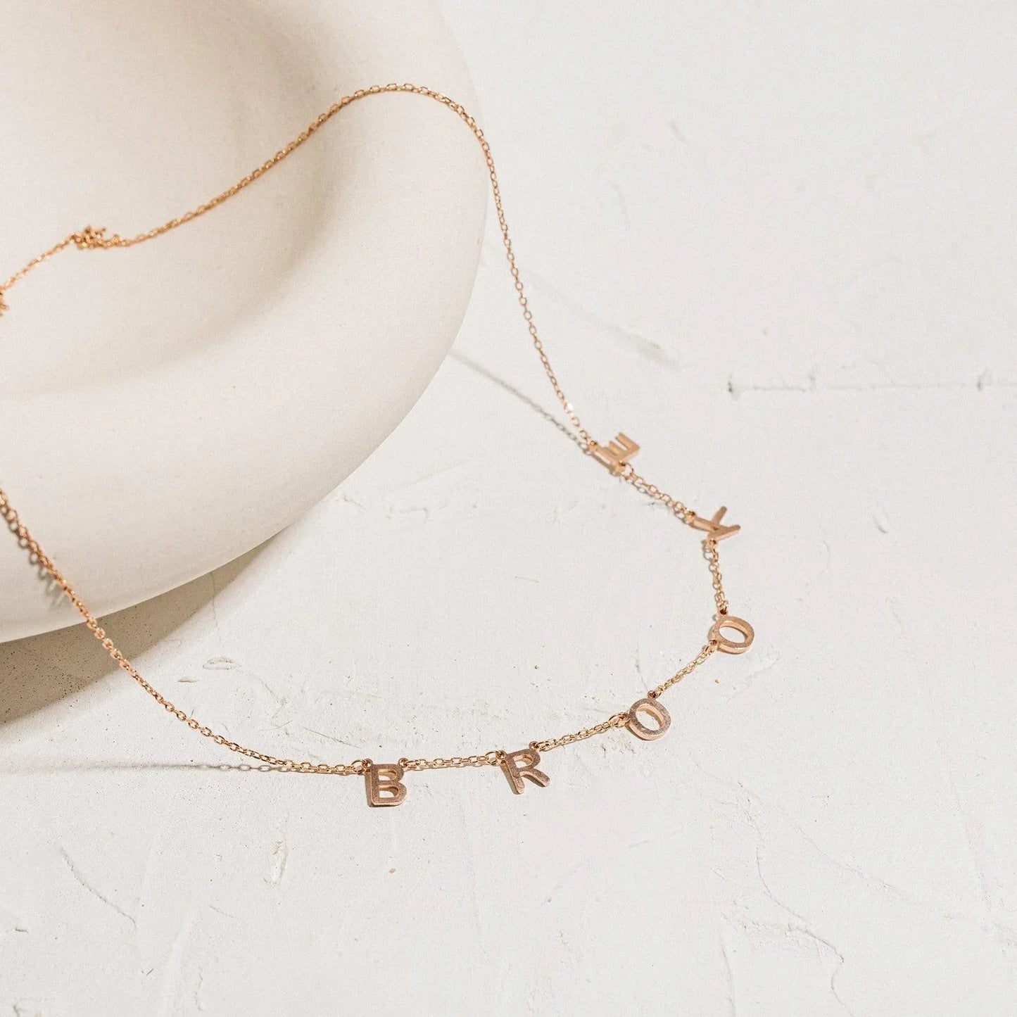 Personalized Name Bracelet and Dangle Necklace