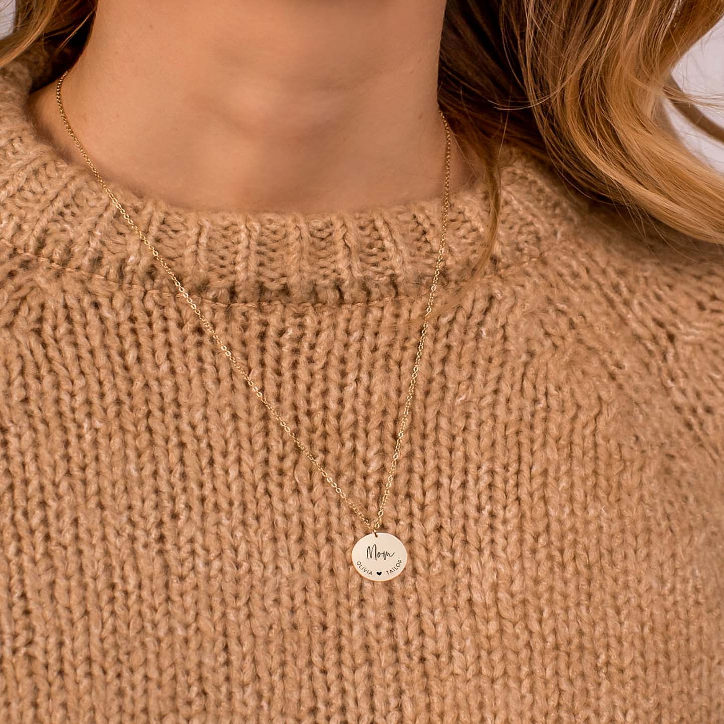 MOM NECKLACE WITH CHILDREN NAMES