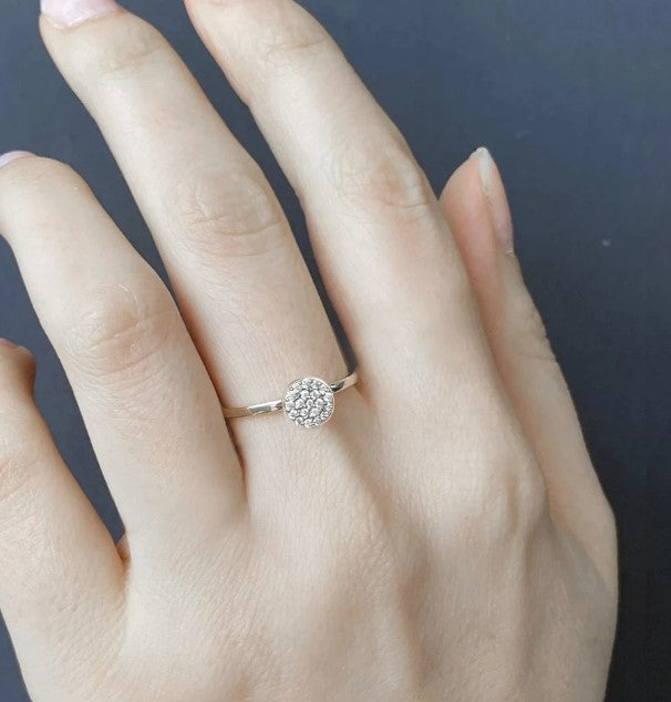 PROMISE RING CUBIC ZIRCONIA