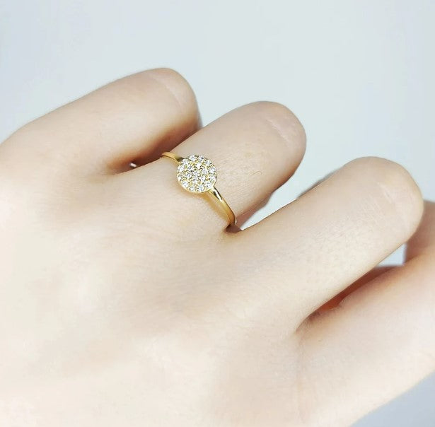 PROMISE RING CUBIC ZIRCONIA