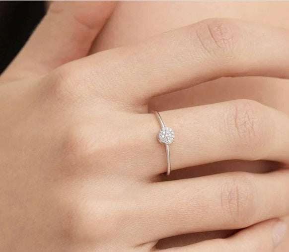 PROMISE RING CUBIC ZIRCONIA