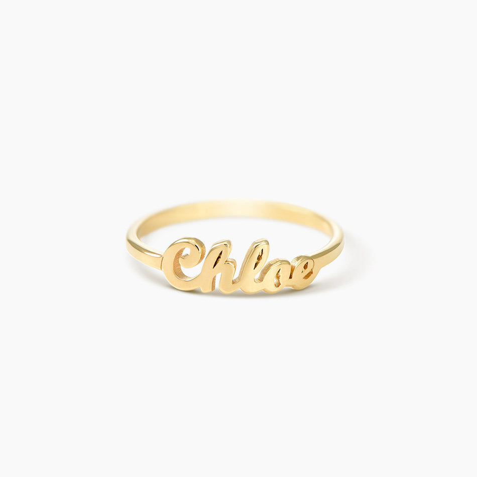 PERSONALIZED NAME RING