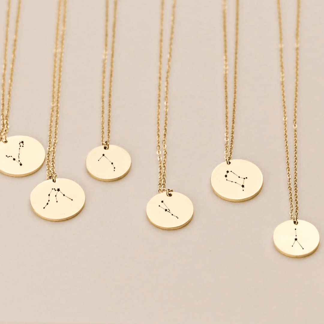 ELEGANT ZODIAC SIGN CONSTELLATION NECKLACE