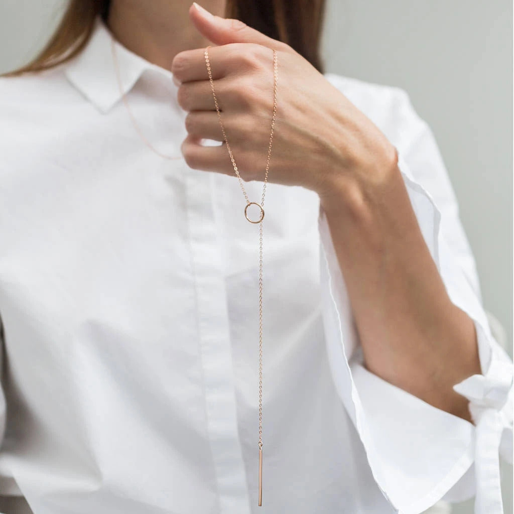 MEADOW MINIMAL GOLD NECKLACE