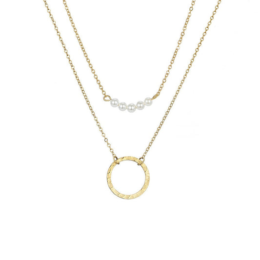 DAINTY CRYSTAL GOLD PLATED NECKLACE SET - Ora Gift