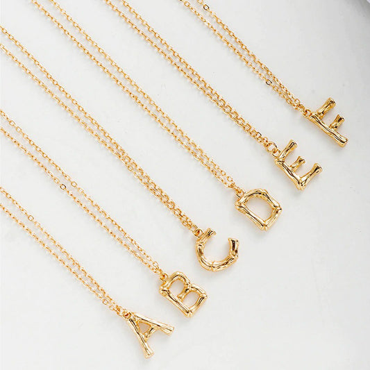 VINTAGE INITIAL NECKLACE