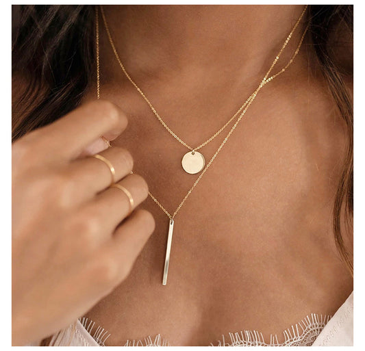 DOUBLE LAYERED NECKLACE