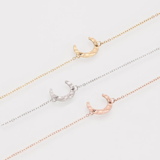 HAMMERED MOON BRACELET