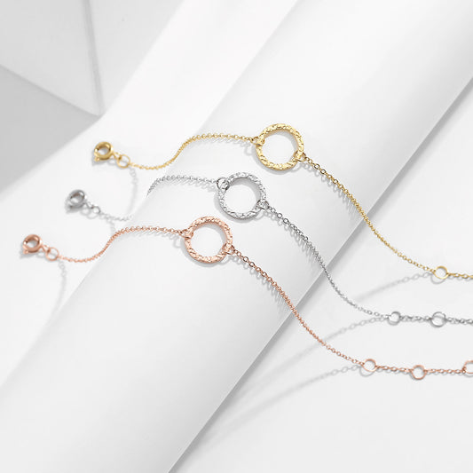 MINIMAL OPEN CIRCLE BRACELET
