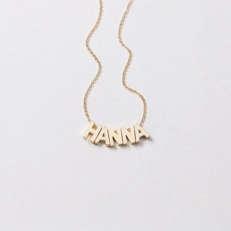 CUSTOM INITIALS STACKABLE NECKLACE