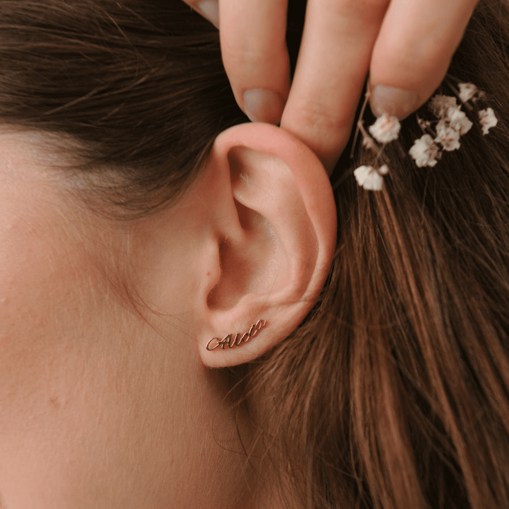 CUSTOM NAME EARRINGS