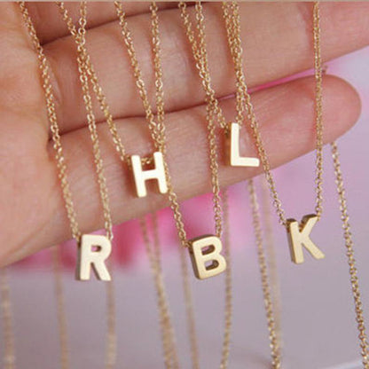 CUSTOM INITIALS STACKABLE NECKLACE