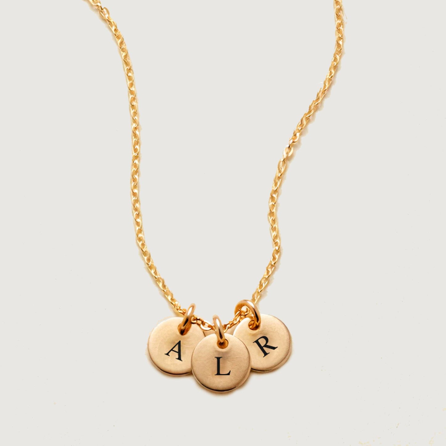 MULTI COIN INITIAL NECKLACE