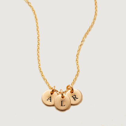 MULTI COIN INITIAL NECKLACE
