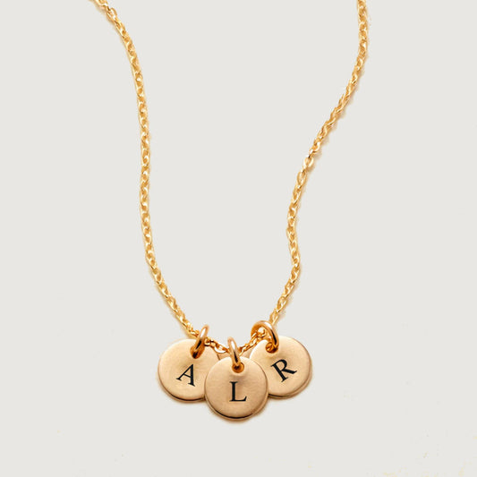 MULTI COIN INITIAL NECKLACE