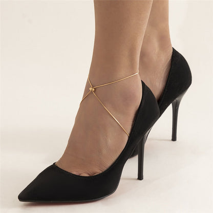 SNAKE BONE ANKLET