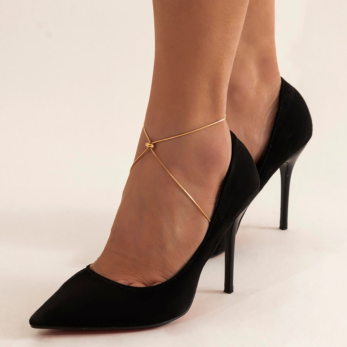 SNAKE BONE ANKLET