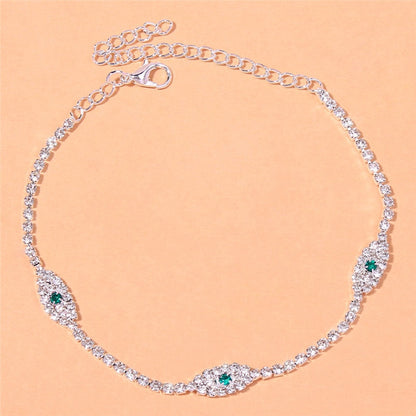 BLING EVIL EYE ANKLET