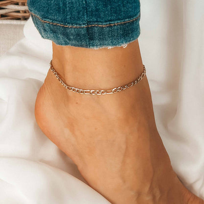 CLASSIC FIGARO CHAIN ANKLET