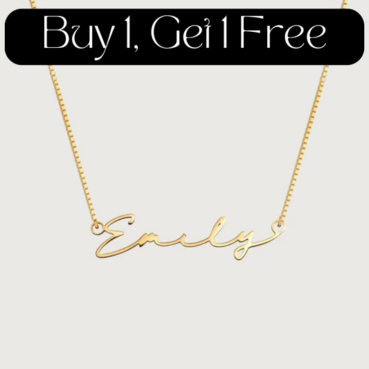 DAINTY SCRIPT NAME NECKLACE