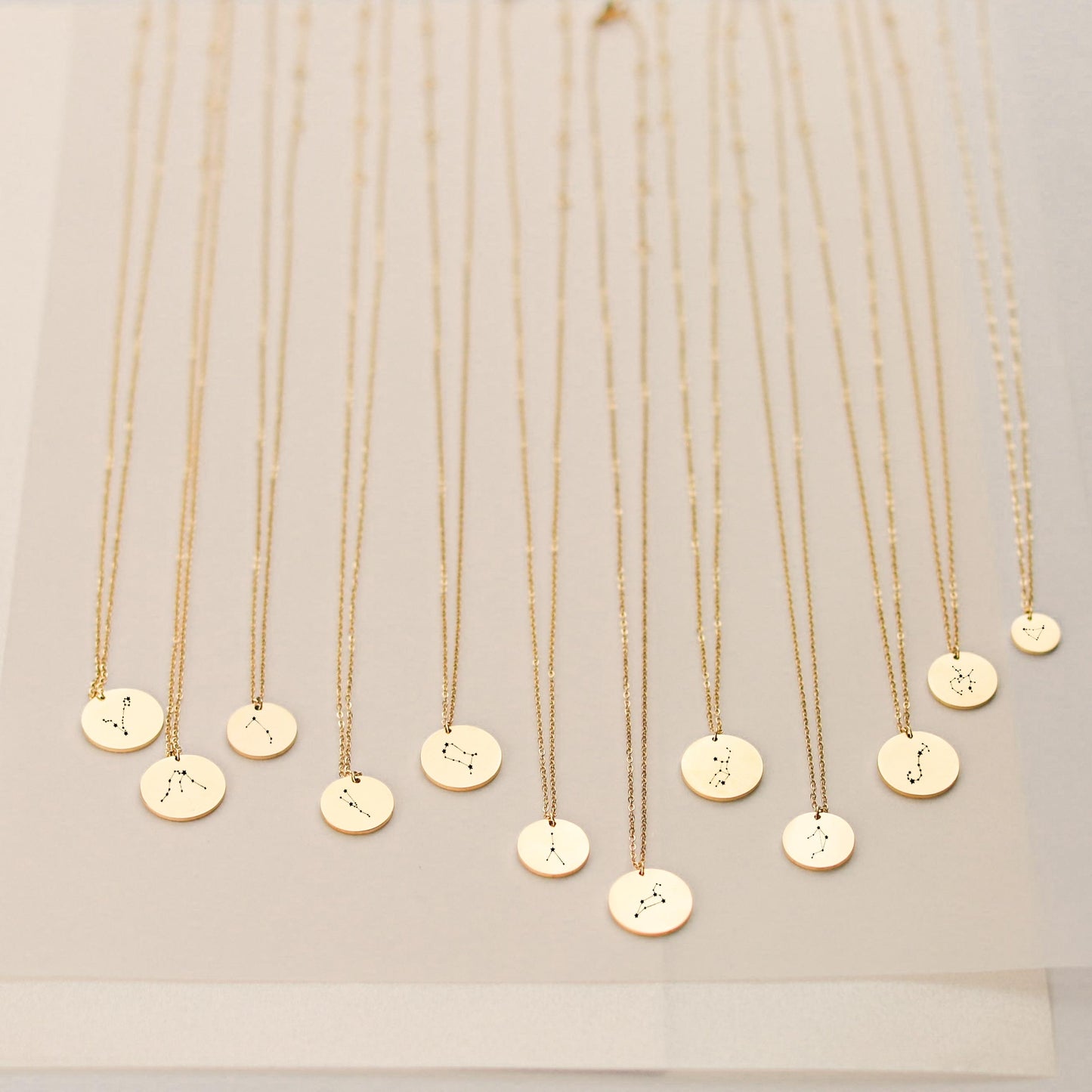 ELEGANT ZODIAC SIGN CONSTELLATION NECKLACE