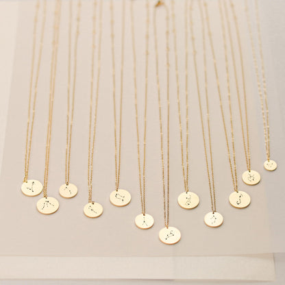 ELEGANT ZODIAC SIGN CONSTELLATION NECKLACE