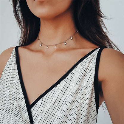 STARS CHOKER NECKLACE