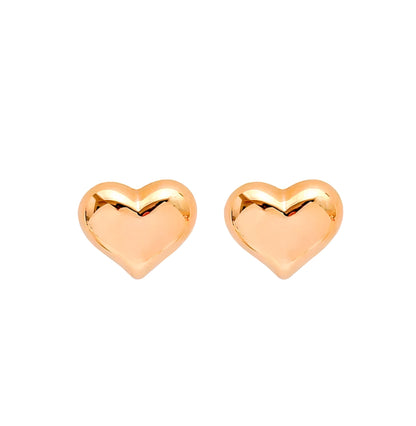 MINIMALIST HEART SHAPE STUDS