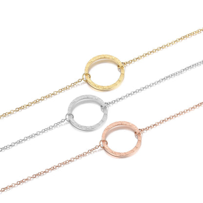 MINIMALIST CIRCLE RING NECKLACE - Ora Gift