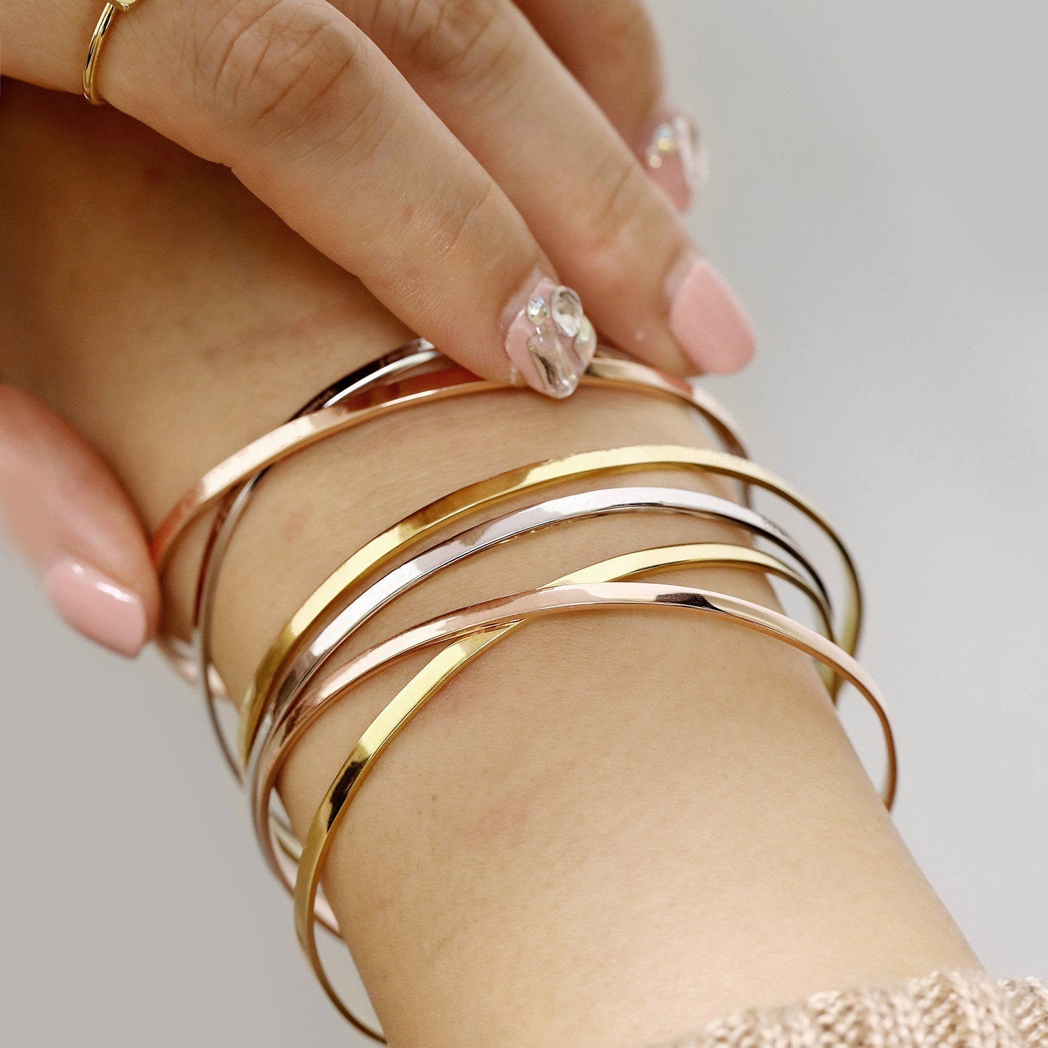 MODERN CUFF GOLD BRACELET - Ora Gift