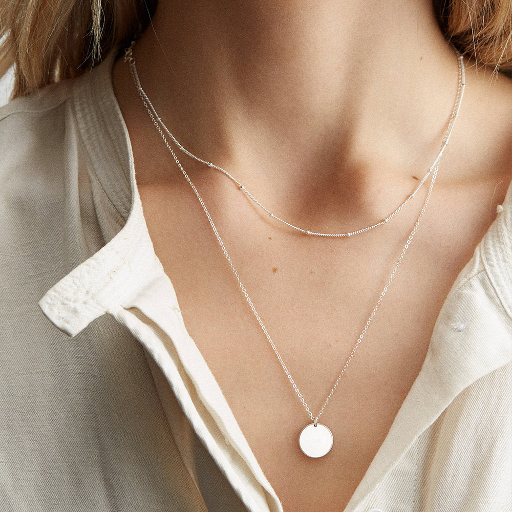 CUSTOM MINIMALISTA LAYERED NECKLACE SET - Ora Gift