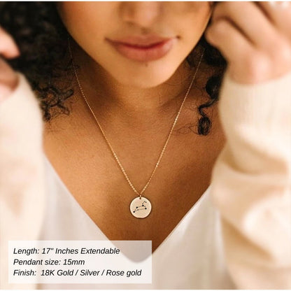 ELEGANT ZODIAC SIGN NECKLACE - Ora Gift