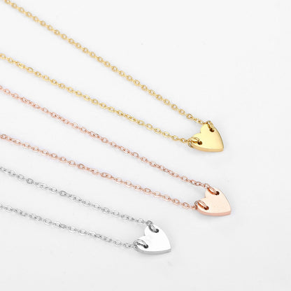 HEART INITIAL NECKLACE