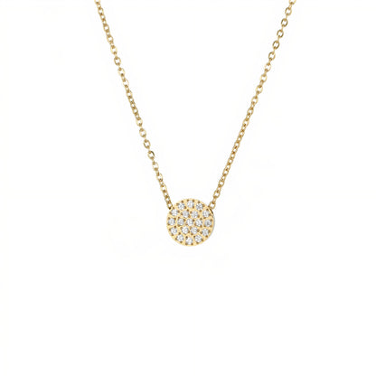 SPARKLING DIAMONDS PENDANT NECKLACE