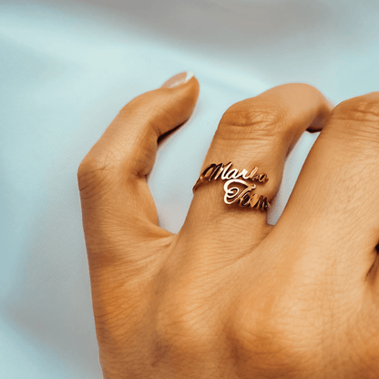 PERSONALIZED NAME RING