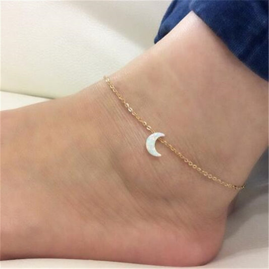 MOON CHARM ANKLET