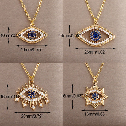 EVIL EYE NECKLACES FOR WOMEN GOTH VINTAGE DEVIL EYE PENDANT CHOKER CHAIN NECKLACE STAINLESS STEEL EYE JEWELRY