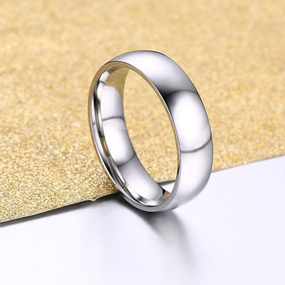 STAINLESS STEEL ENGAGEMENT RING