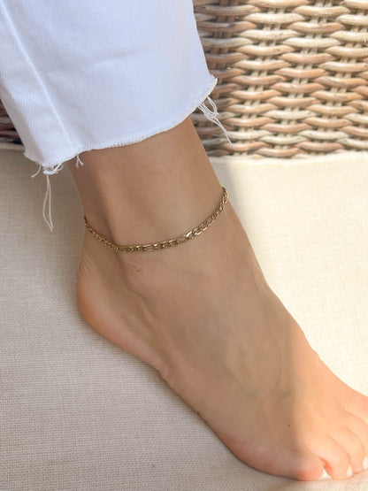 CLASSIC FIGARO CHAIN ANKLET
